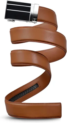 Miniatura 7 de Mission Belt Cinturón de trinquete de cuero para hombre, colección 3Bar