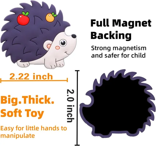 Miniatura 4 de SUPINEEDO Imanes para Refrigerador para Niños de 1 a 3 años, Imanes de Animales para Niños, Regalo Educativo y Ocupacional para Bebés, Imanes