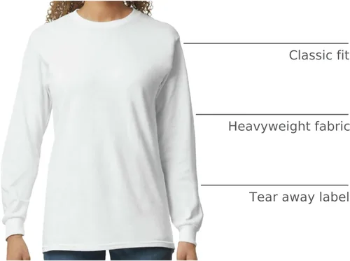 Miniatura 155 de Gildan - Camiseta de manga larga de algodón ultra estilo G2400 para adultos, paquete múltiple