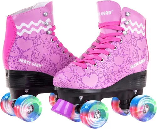 Miniatura 9 de Skate Gear Patines de Ruedas Retro de Diseño Cuádruple