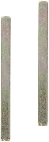 Uonlytech Barra de husillo para manija de puerta de repuesto, 2 piezas, estilo antiguo, bisagra, perilla de puerta, husillo de repuesto para perilla