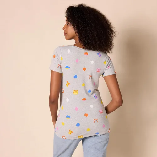 Miniatura 2 de Tienda Essentials Disney Marvel Star Wars Princess Camiseta de manga corta con cuello en V para mujer, multipacks