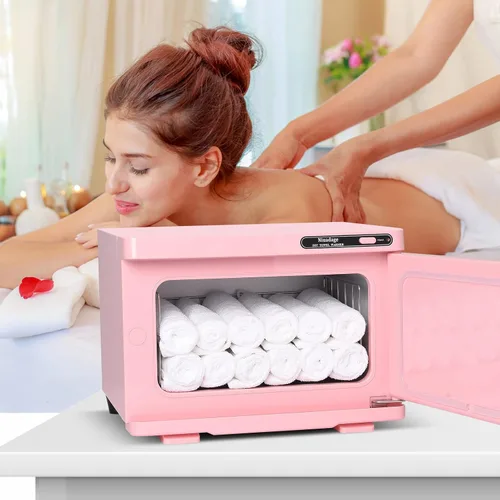 Miniatura 2 de Calentador de toallas calientes de 8 litros, calentador de toallas faciales y de spa, recalentamiento automático, perfecto para esteticistas