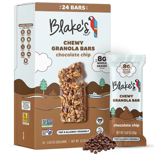 Miniatura 11 de Blake’s Seed Based, Barras de granola masticables — Manzana y canela (24 unidades), veganas, sin gluten, sin nueces y sin lácteos; snack saludable