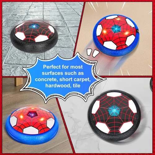 Miniatura 4 de Balón de Fútbol Flotante, Paquete de 2 - Juguetes de Fútbol de Interior para Niños, Juegos Deportivos Geniales para Niños y Niñas, Regalos