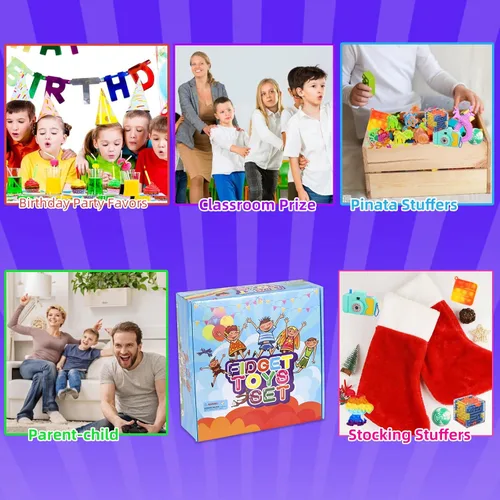 Miniatura 5 de 1000 piezas de recuerdos de fiesta para niños, juguetes para ansiedad a granel, juguetes de regalo de cumpleaños, rellenos de calcetines inquietos