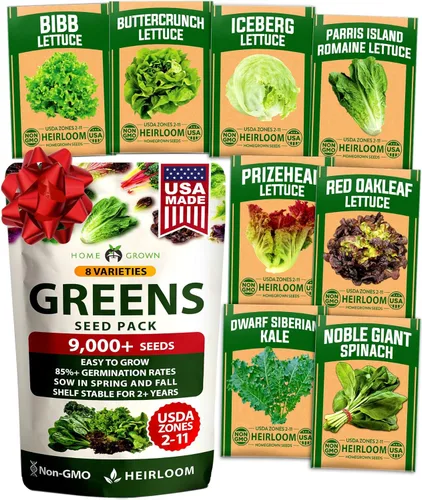 Miniatura 100 de HOME GROWN Mezcla de semillas germinantes de primera calidad, microgreens 118,200 semillas para cultivo en interiores, brócoli, alfalfa, rábano