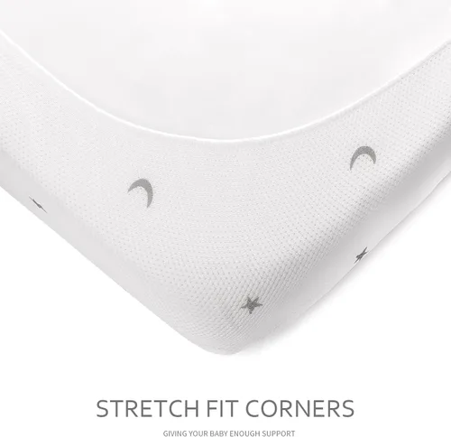 Miniatura 5 de Moonsea Protector de colchón impermeable para empacar y jugar, se adapta a Graco Pack 'n Play On The Go Playard, transpirable y lavable para empacar
