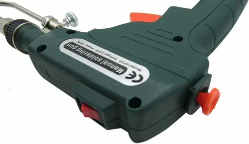 Miniatura 3 de USonline911 Kit de pistola de soldadura eléctrica Set Temperatura ajustable 60W Herramienta de soldadura 110V