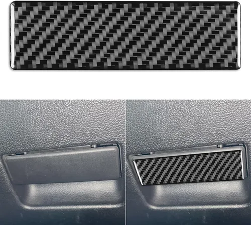 Miniatura 13 de NVCNX Fibra de Carbono Compatible con Ford Mustang GT Shelby 2010-2014 2011 2012 2013 Consola Central del Coche Transmisión Automática Caja