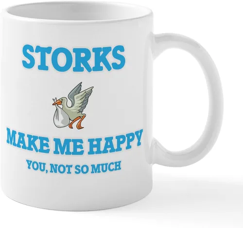 Miniatura 19 de CafePress Mug Stork - Taza de café de cerámica (11.0 fl oz)