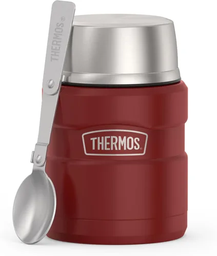 Miniatura 17 de THERMOS Stainless King Vacuum-Insulated Food Jar with Spoon, 16 Ounce, Matte Army Green
