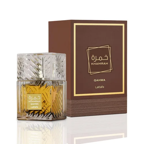Miniatura 2 de Lattafa Khamrah Qahwa - Vainilla, Cálido Especiado, Canela, Dulce - Perfume de Larga Duración para Unisex, 3.40 Onzas / 100 ml
