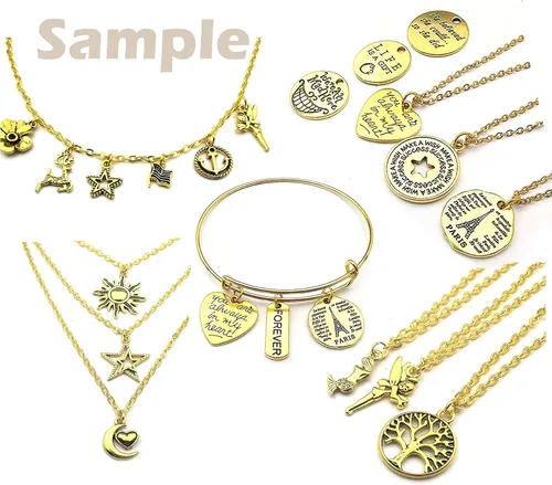 Miniatura 6 de 100 anillos divididos de acero inoxidable chapados en oro, anillos de salto para hacer joyas, collares, pulseras, aretes, llavero, manualidades
