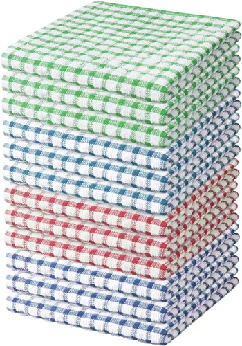 Miniatura 15 de Nialnant 8 Piezas Trapos de Cocina para Platos, 100% Algodón Suave Absorbente de Secado Rápido, Paños de Cocina para Cocina, Lavar Platos, Trapos