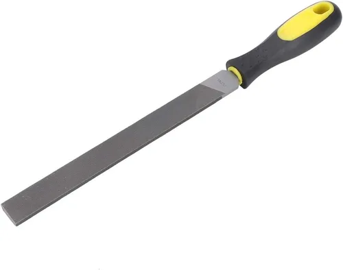 Miniatura 7 de Atyhao Lima plana grande de 8 pulgadas, herramienta de afilado de mano, hoja de afilado de acero con mango para afilar cuchillo, hacha, hacha, metal