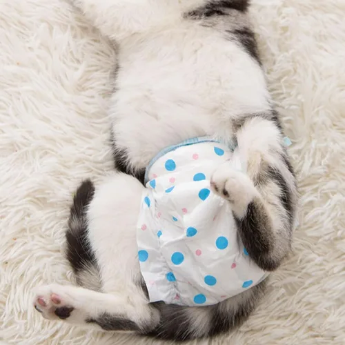 Miniatura 6 de Pañales desechables de conejo, almohadillas pequeñas para orina, con tirantes de conejo para pañales femeninos, pañales de ardilla, para conejo