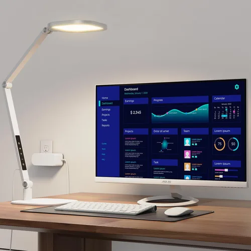 Miniatura 9 de Lámpara de escritorio LED LitONES para oficina en casa, luz de escritorio moderna para el cuidado de los ojos, luz de computadora de 3 temperaturas