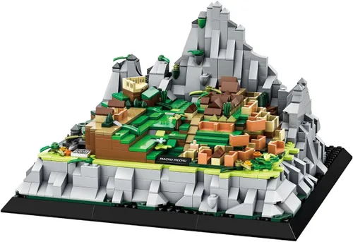 Miniatura 7 de Juego de construcción de 1129 piezas de Mezquita Azul de Estambul, modelo arquitectónico mundial, juguete coleccionable para niños y adultos