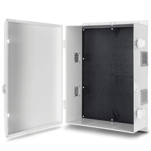 Miniatura 16 de Namunanee - Caja de conexiones eléctricas para exterior, recinto resistente al agua de ABS con panel de montaje interno y tapa con bisagras, 9.2" H