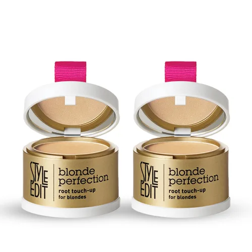 Miniatura 46 de Style Edit Polvo de retoque de raíz para cabello marrón claro Color de cabello para cubrir canas y raíces Polvo de línea capilar con infusión