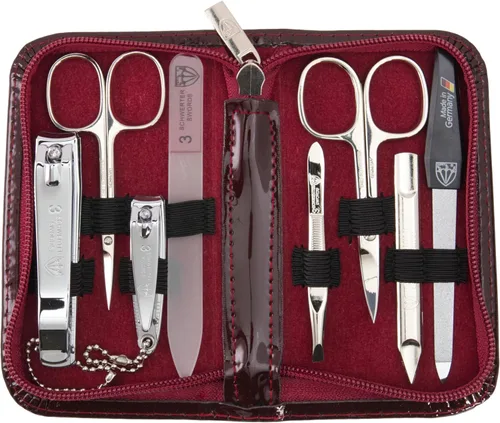 Miniatura 18 de 3 Swords Germany – Juego de 8 piezas para manicura y pedicura profesional para el cuidado de las uñas de los dedos y los dedos del pie tijeras