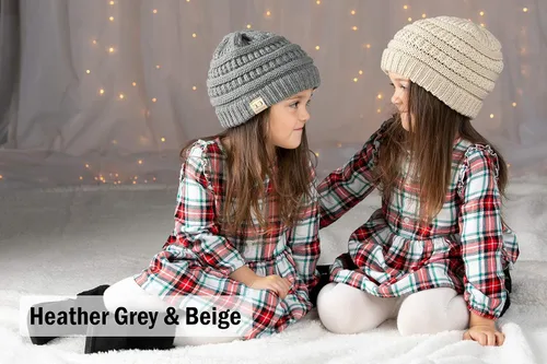 Miniatura 2 de Funky Junque Gorro de invierno para niños, tejido, acanalado