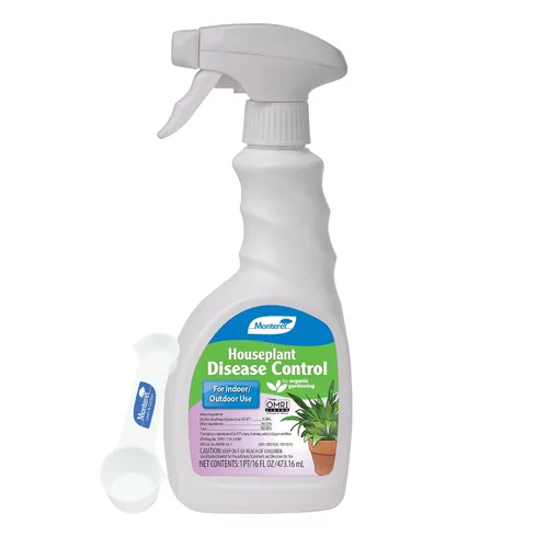 Monterey Houseplant Disease Control RTU, espray orgánico para plantas de interior y exterior, controla enfermedades fúngicas y bacterianas, incluido
