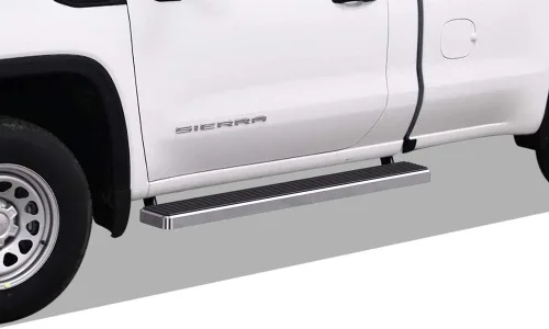 Miniatura 12 de APS Estribos negros compatibles con Chevy Silverado GMC Sierra 1500 2019-2025 Regular Cab y Silverado 1500 LTD Sierra 1500 LD 2022 y 2500 3500