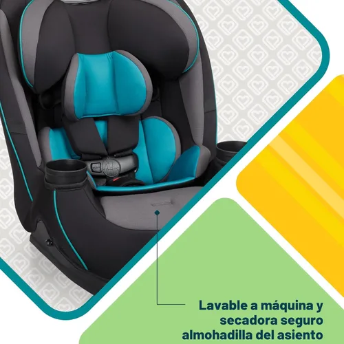 Miniatura 4 de Safety 1st Grow and Go Asiento de coche convertible todo en uno delgado, orientado hacia atrás, de 5 a 40 libras, orientado hacia adelante