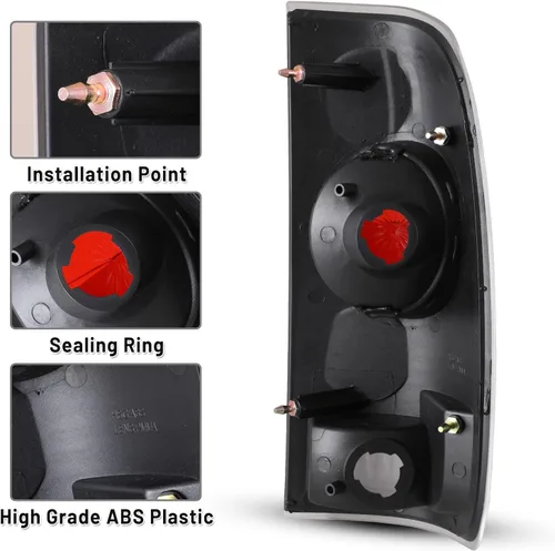 Miniatura 5 de Luces traseras compatibles con Ford 1997 1998 1999 2000 2001 2002 2003 F-150/F-250/F-350 Styleside XLT XL XLR Lariat Outlaw KingRanch Highine luces