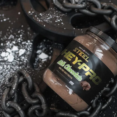 Miniatura 3 de Steel Supplements Whey-Pro Proteína de suero en polvo 100% pura para hombres y mujeres, chocolate con leche, ganancia muscular y recuperación