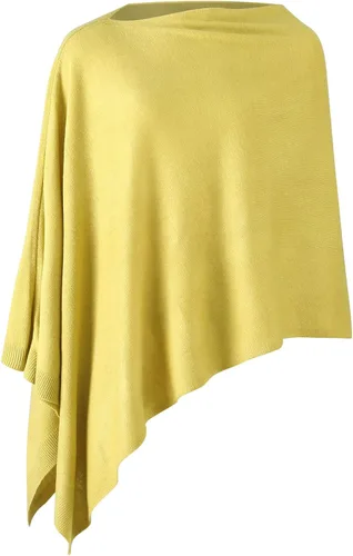 Miniatura 108 de Fomolom Ponchos para mujer, versátil, ligero, tejido sólido, chal envolvente, bufanda, accesorios para mujer