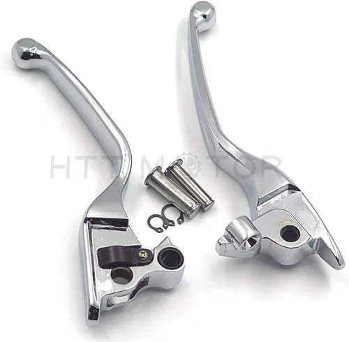 MT241-026-CD Piezas de freno de mano de embrague cromado Compatible con modelos Harley 2008-2013 Touring y Trike 2014 y posteriores FLHR y FLHRC (NO