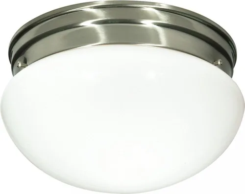 Miniatura 11 de NUVO SF77/347 Seta dos luces empotradas, desconocido, cromo pulido/vidrio blanco