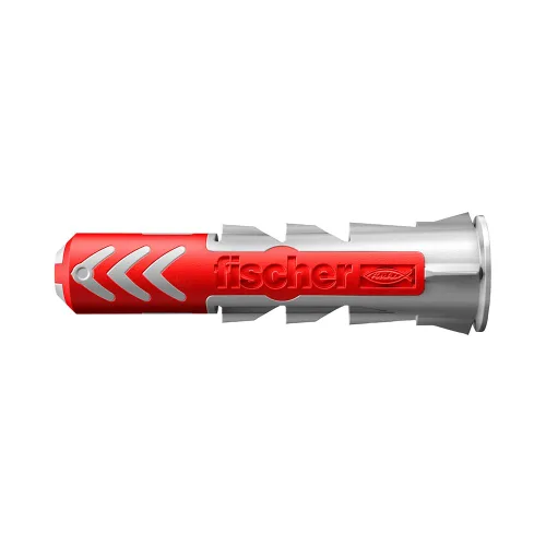 Miniatura 3 de fischer DuoPower - Anclajes universales de pared con tornillos para hormigón, ladrillo, yeso y madera, 50 anclajes y 50 tornillos