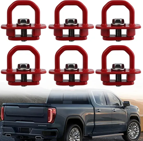 Miniatura 9 de 6 anclajes de amarre para caja de camioneta para Chevy Silverado/GMC Sierra Pickup 2007-2022 y Chevy Colorado/GMC Canyon 2015-2022