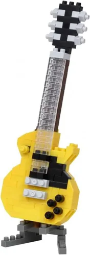 Miniatura 2 de nanoblock - Instrumentos - Guitarra Eléctrica Amarilla, Kit de Construcción Serie Colección