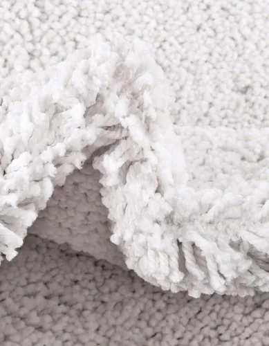 Miniatura 7 de Unique Loom Shaggy Chic Collection - Alfombra de área lanuda (9 pies 4 pulgadas x 12 pies 2 pulgadas, rectangular, color blanco sal marina)