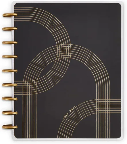 Happy Planner - Planificador clásico de 18 meses mensual/semanal, por hora, 7 x 9-1/4 pulgadas, logra la grandeza, julio de 2022 a diciembre