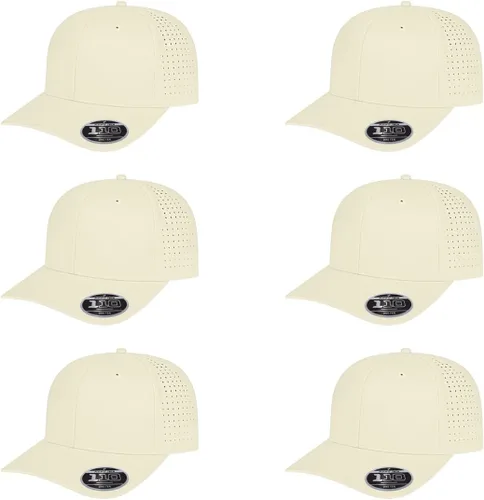 Miniatura 38 de Cap America i8533 Flexfit 110 Gorra Snapback Perforada de Rendimiento de Perfil Medio de 6 Paneles con Protección UV y Snapback Ajustable