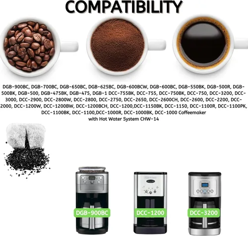 Miniatura 5 de Cuisinart máquina de café parte dcc-rwf por nispira ƒ É, Blanco
