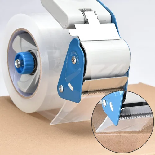 Miniatura 4 de Pistola dispensadora de cinta adhesiva de embalaje (paquete de 2) Pacific Mailer, pistola dispensadora de cinta adhesiva de 2 pulgadas con cinta