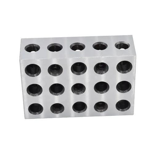 Miniatura 3 de 2-4-6 bloques emparejados par con 23 agujeros precisión de fresado de maquinista de precisión 0.0003 pulgadas (paquete de 2)