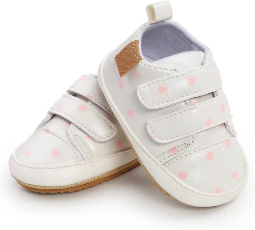 Miniatura 3 de Zapatos para bebés niños y niñas, suela de goma antideslizante, zapatos de cuna para recién nacidos, mocasines planos.