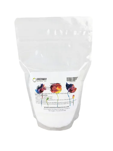 Greenway Biotech Fertilizante de urea para plantas – Alta eficiencia 46% nitrógeno 46-0-0 para plantas de interior y exterior – Agua regia Gold