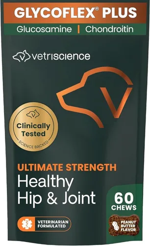Miniatura 20 de VetriScience Ultimate Strength - Masticables saludables para cadera y articulaciones, glucosamina GlycoFlex, condroitina y mejillón de labios