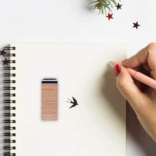 Miniatura 3 de Sello de goma Flying Bird, pequeño sello de golondrina de 3/5 pulgadas para álbumes de recortes, planificador de tarjetas