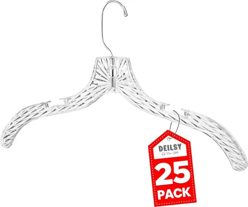 Miniatura 9 de Perchas de plástico para ropa, paquete de 12 perchas resistentes, vestidos, camisetas, camisas, vestidos, blusas, perchas para organización