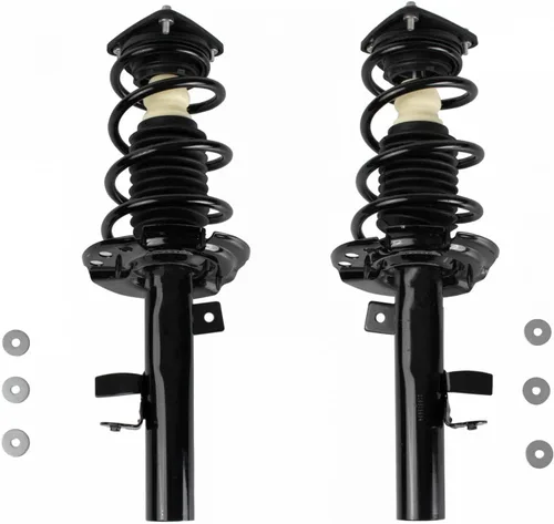Miniatura 137 de TRQ Conjunto de Amortiguador y Resorte Delantero Cargado con Resorte Helicoidal Pre-ensamblado Compatible con Jeep Cherokee Limited AWD 14-22 Sin